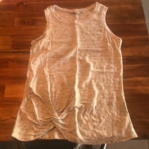Athleta Grey Linen tank top